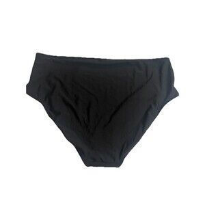 NWOT Old Navy High-Waisted Bikini Swim Bottoms, Black, Size 3X (W2)